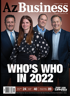 AZ Business magazine cover